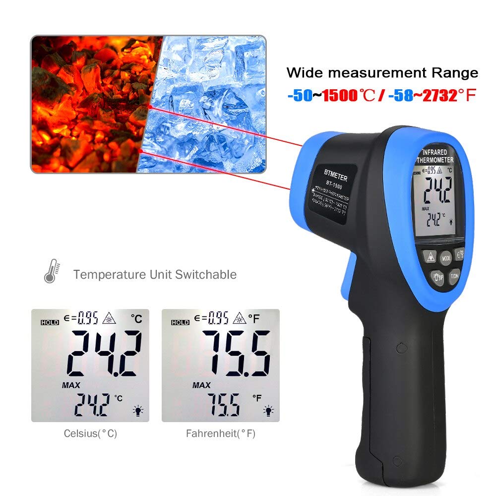 Industrial Infrared Laser - -50 ℃ إلى 1500 ℃ الليزر