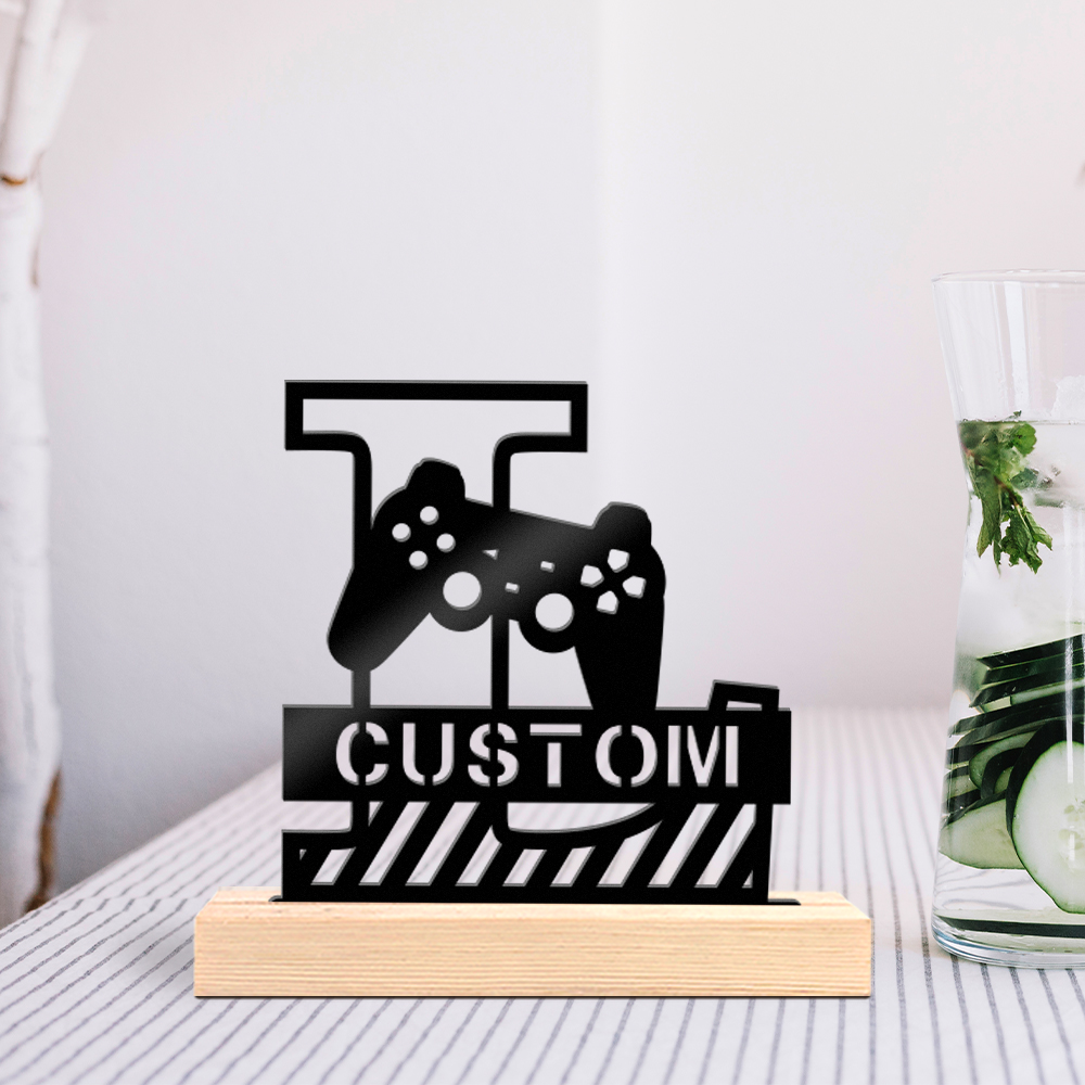 Desktop Laser Engraver - قطعة واحدة من زينة المكتب المعدنية