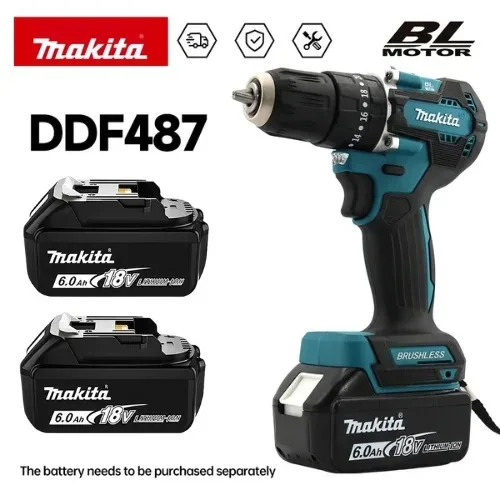 Makita Drill Ddf484 - مثقاب كهربائي لاسلكي ماكيتا DDF487 أصلي