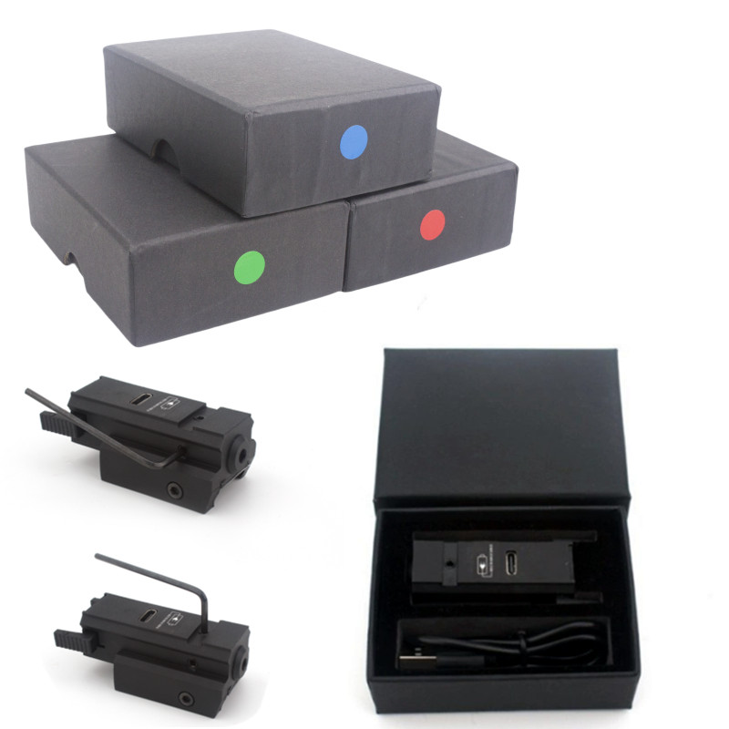 Industrial Laser Pointer - شحن USB تكتيكي صغير أخضر أحمر