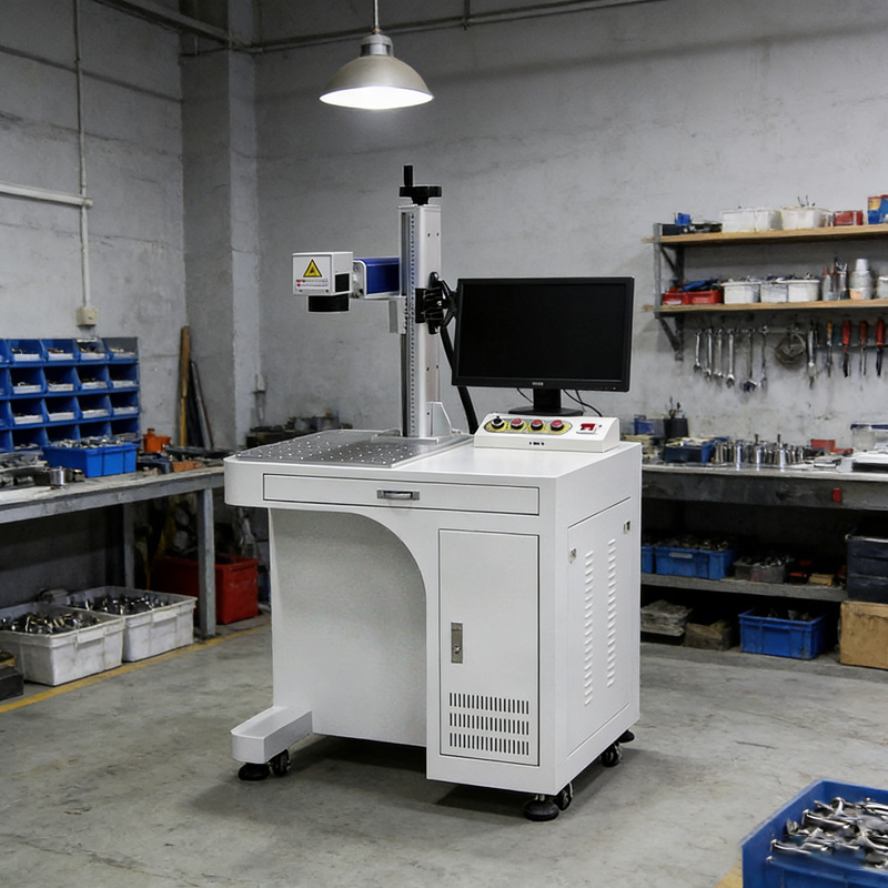 Industrial Laser Engraver For Metal - آلة نقش بالليزر الليفي 50 واط