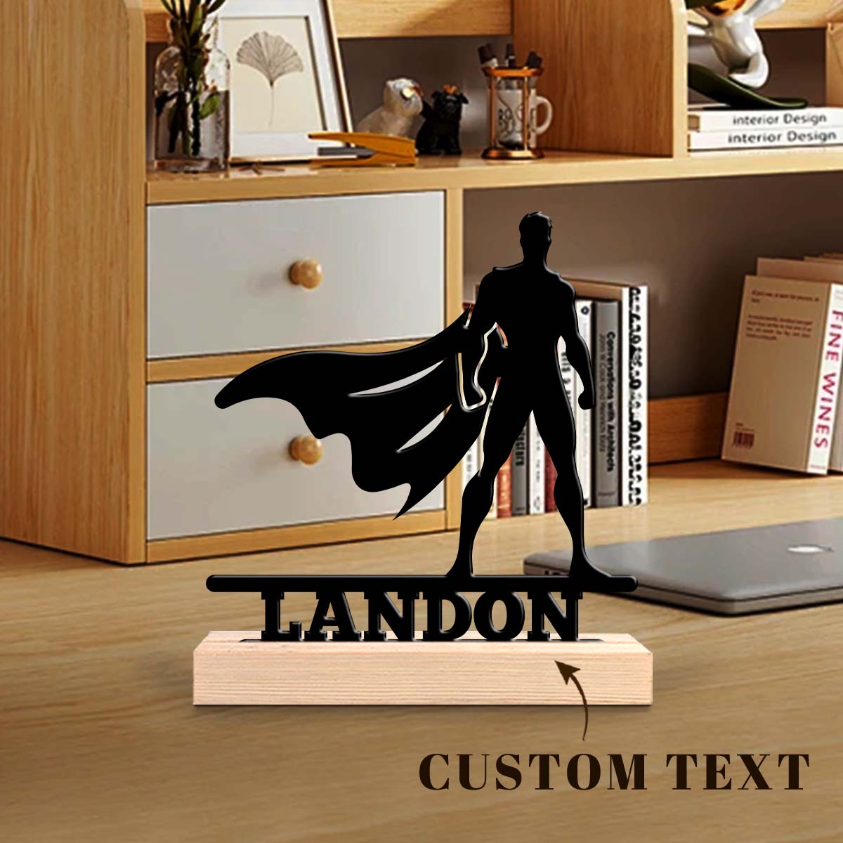 Desktop Laser Engraver - قطعة واحدة من زينة المكتب الحديدية
