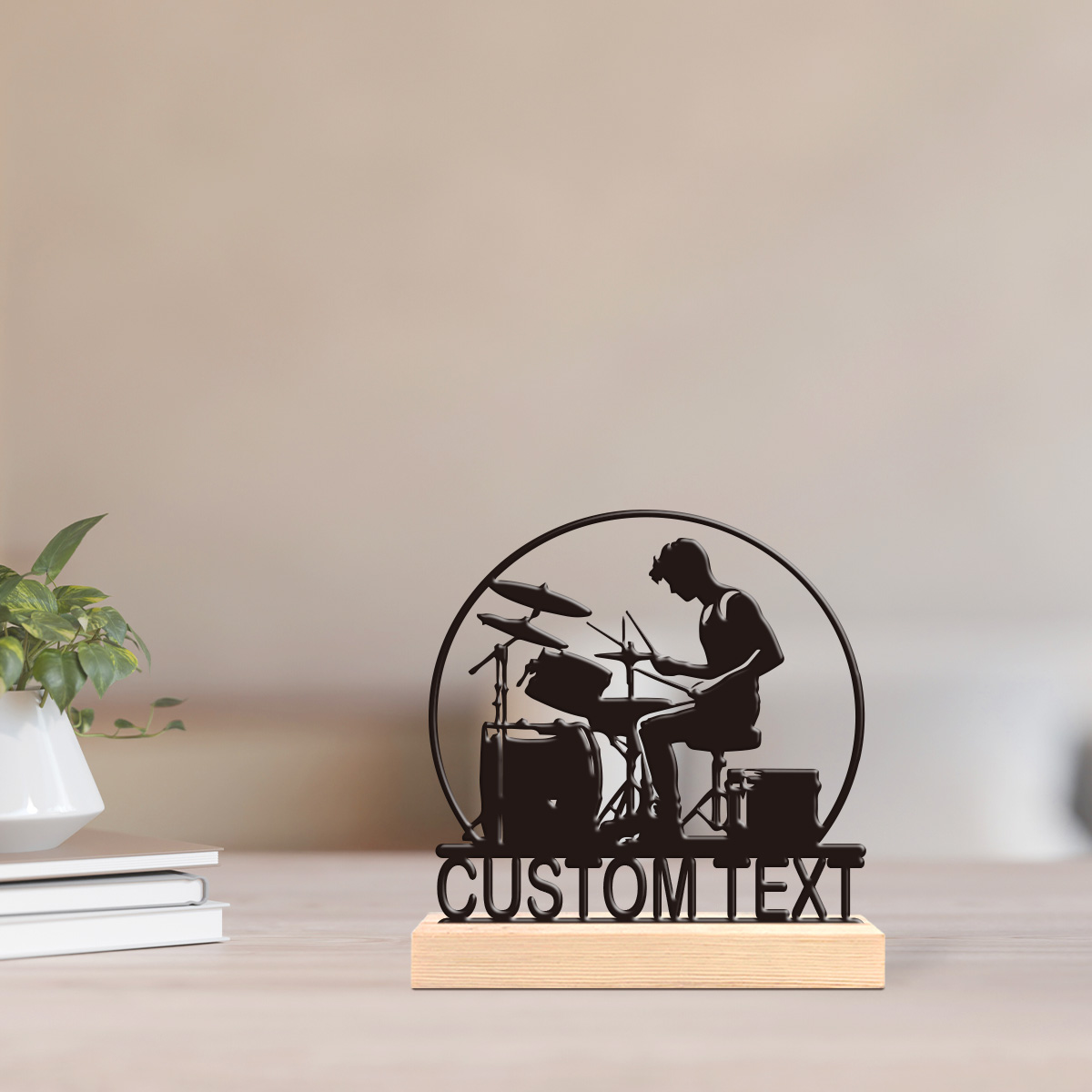 Desktop Laser Engraver - تمثال معدني مكتبي مثير للاهتمام مع
