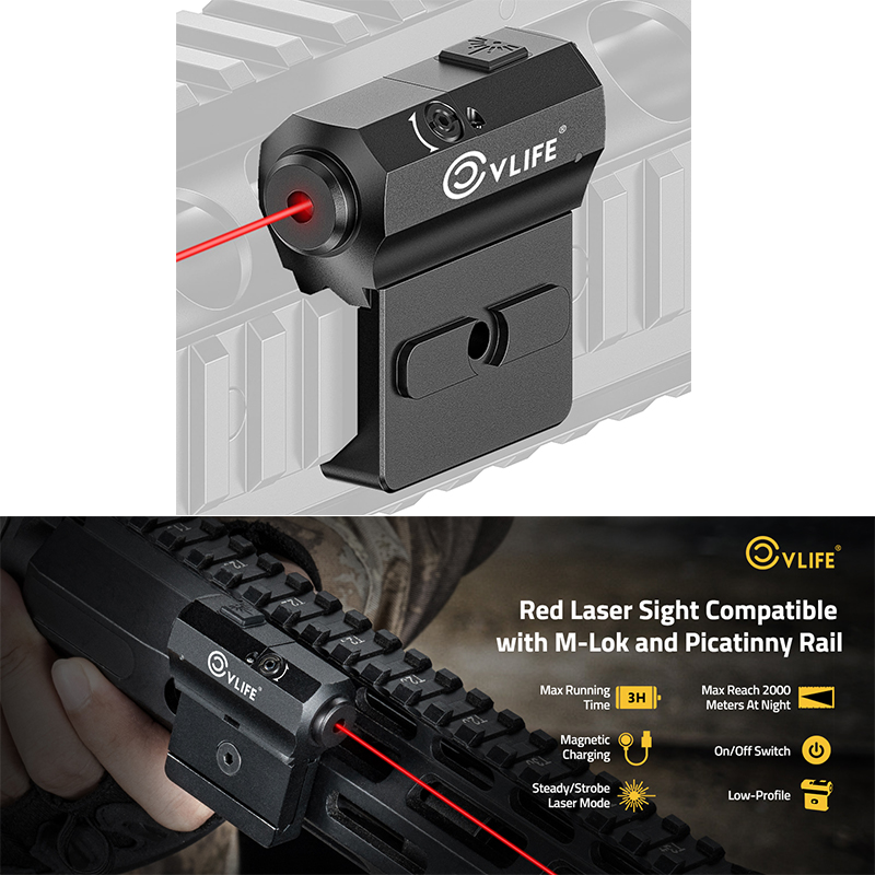 Industrial Laser Pointer - منظار ليزر أحمر/أخضر للبندقية من CVLIFE،