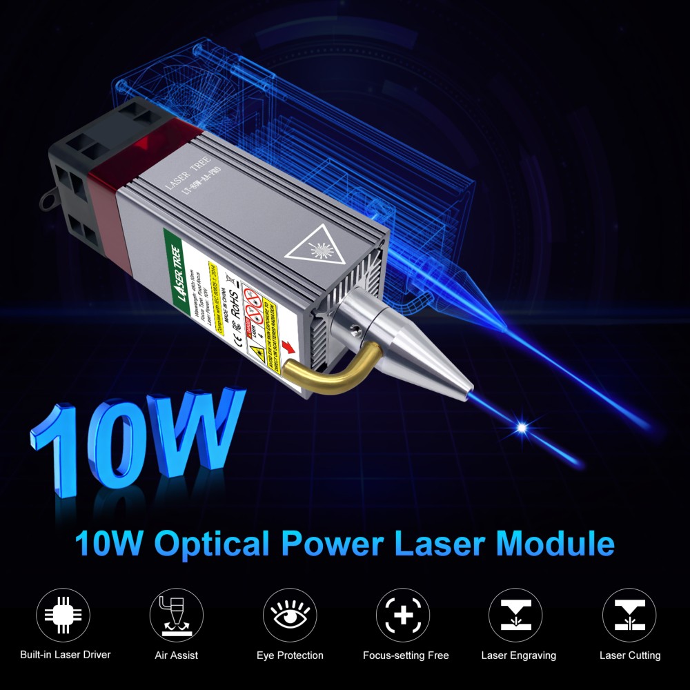 Diode Laser Module - مجموعة وحدة ليزر ديود أزرق 20