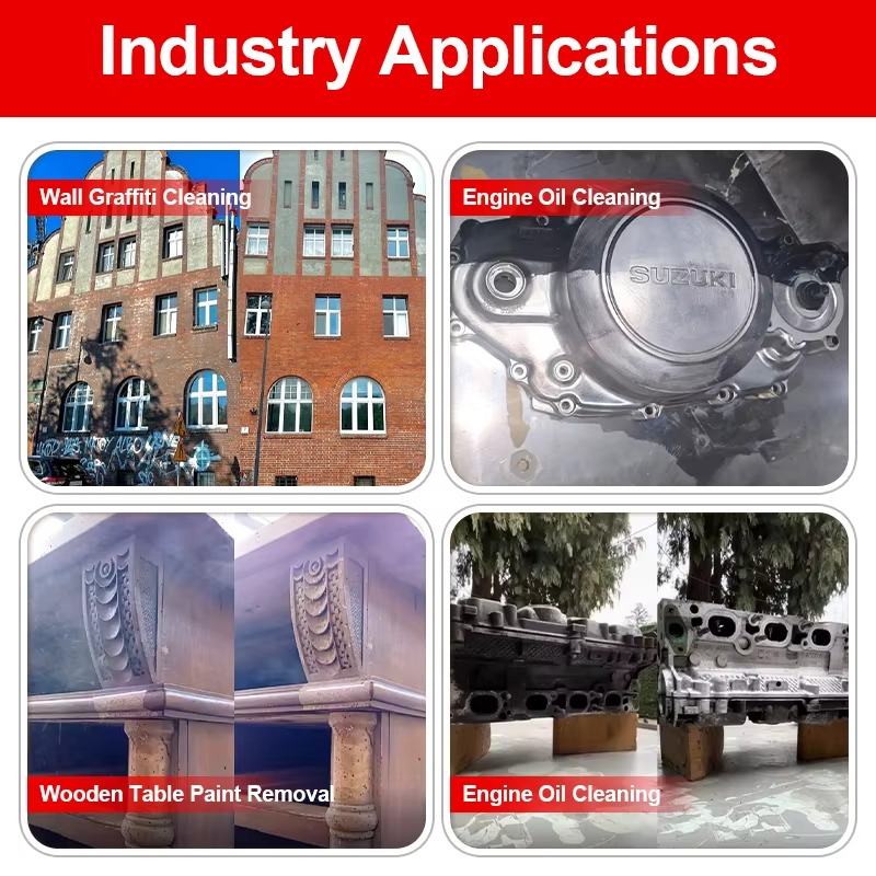 Industrial Laser Cleaning Machine - آلة تنظيف بالليزر النبضي الصناعي بقوة