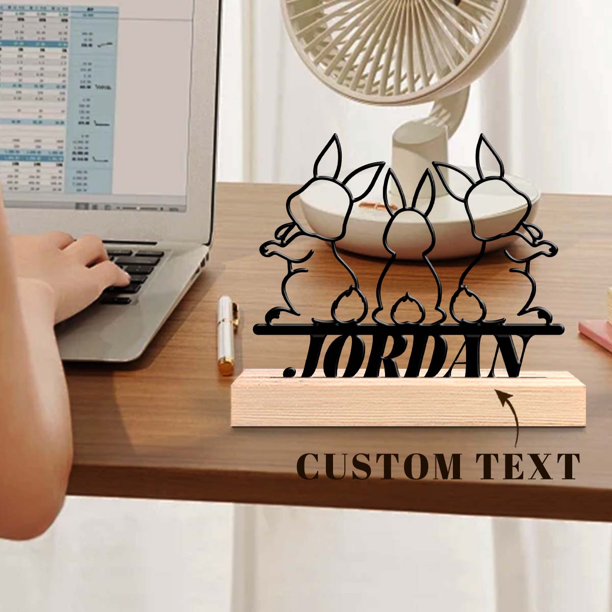 Desktop Laser Engraver - قطعة واحدة من التماثيل المعدنية المكتبية