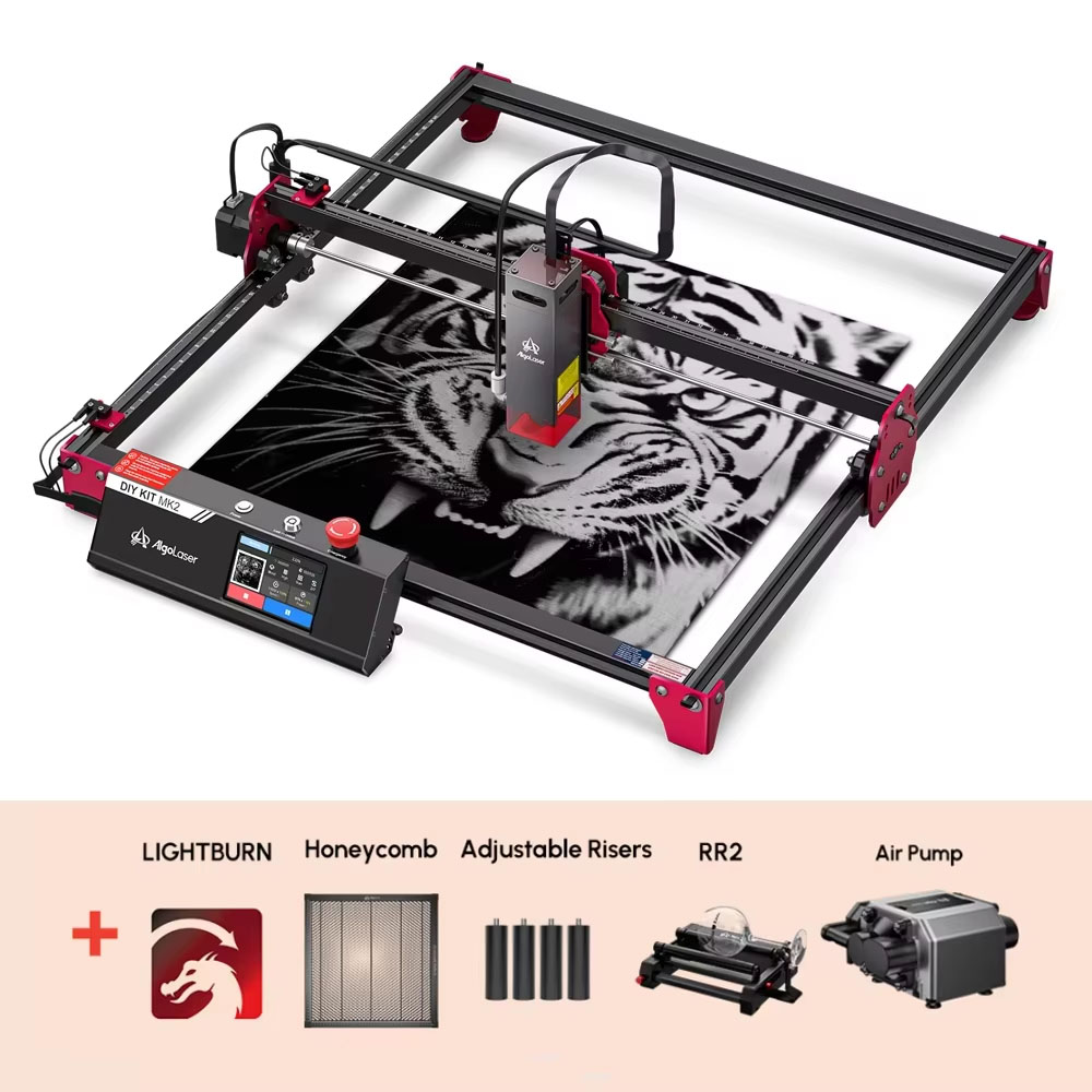 Industrial Laser Engraver For Metal - طقم Algolaser DIY MK2 40*43 سم