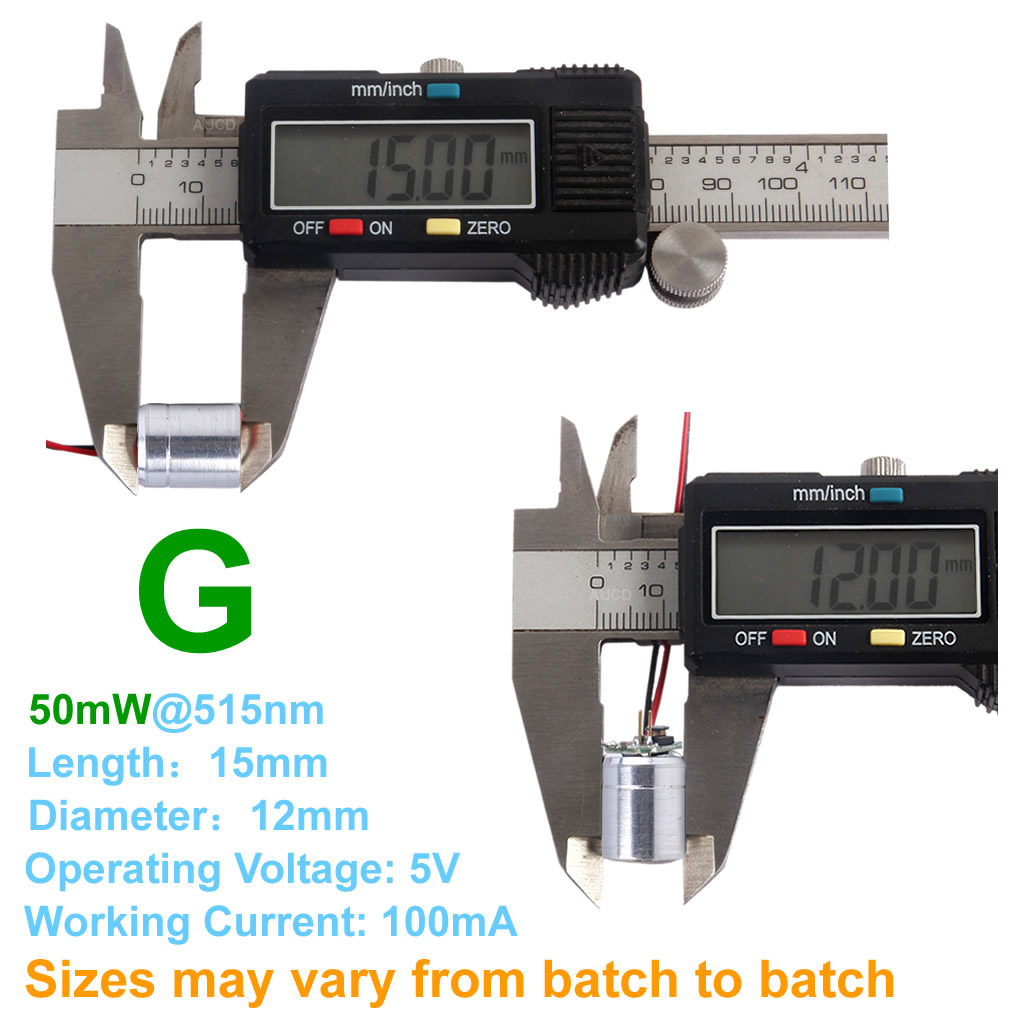 وحدة ليزر RGB بقطر 12×15 ملم،  - مراجعة Diode Laser Module وسعره
