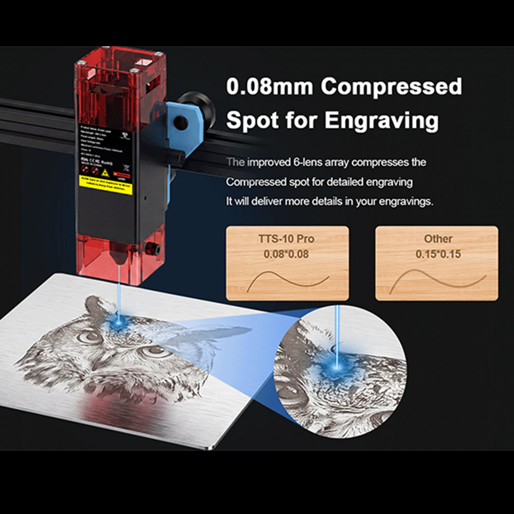 ماكينة الحفر بالليزر TWOTREES  - مراجعة Acrylic Cutting Machine وسعره