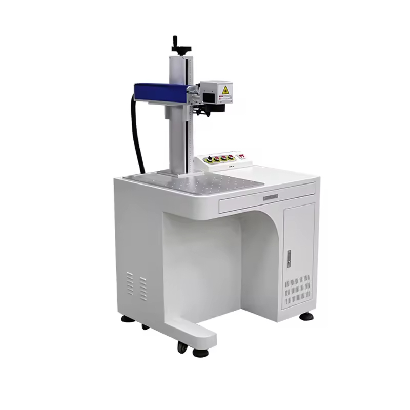 آلة نقش بالليزر الليفي 50 واط  - مراجعة Industrial Laser Engraver For Metal وسعره