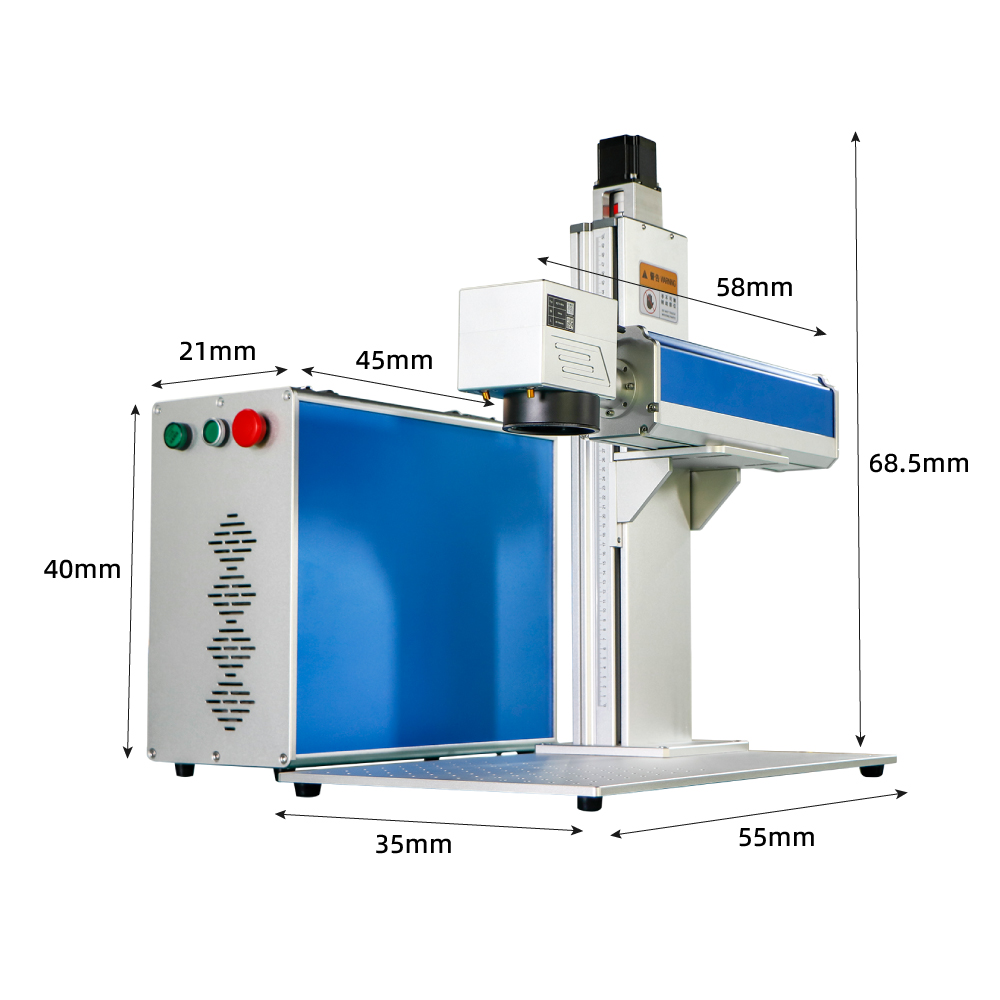 آلة الحفر بليزر الألياف Raycus - مراجعة Industrial Laser Engraver For Metal وسعره