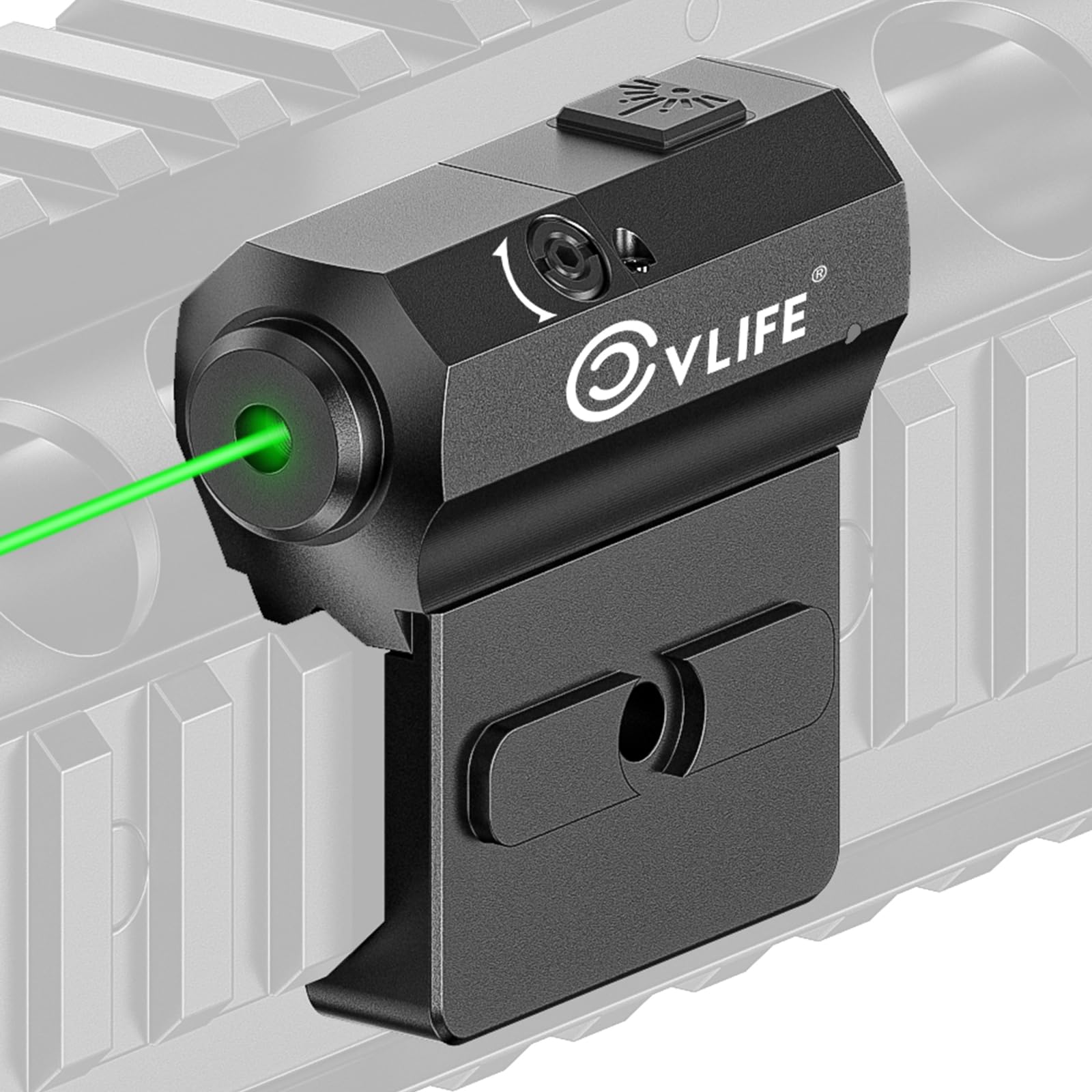 منظار ليزر أحمر/أخضر للبندقية  - مراجعة Industrial Laser Pointer وسعره