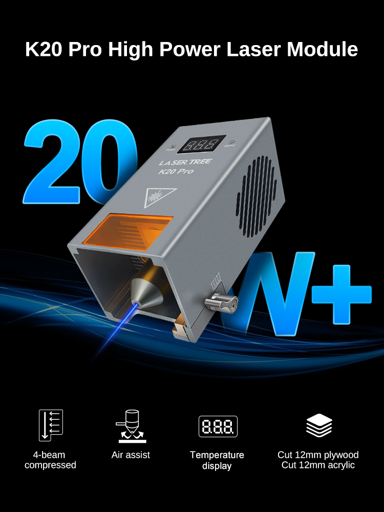 مجموعة وحدة ليزر ديود أزرق 20  - مراجعة Diode Laser Module وسعره