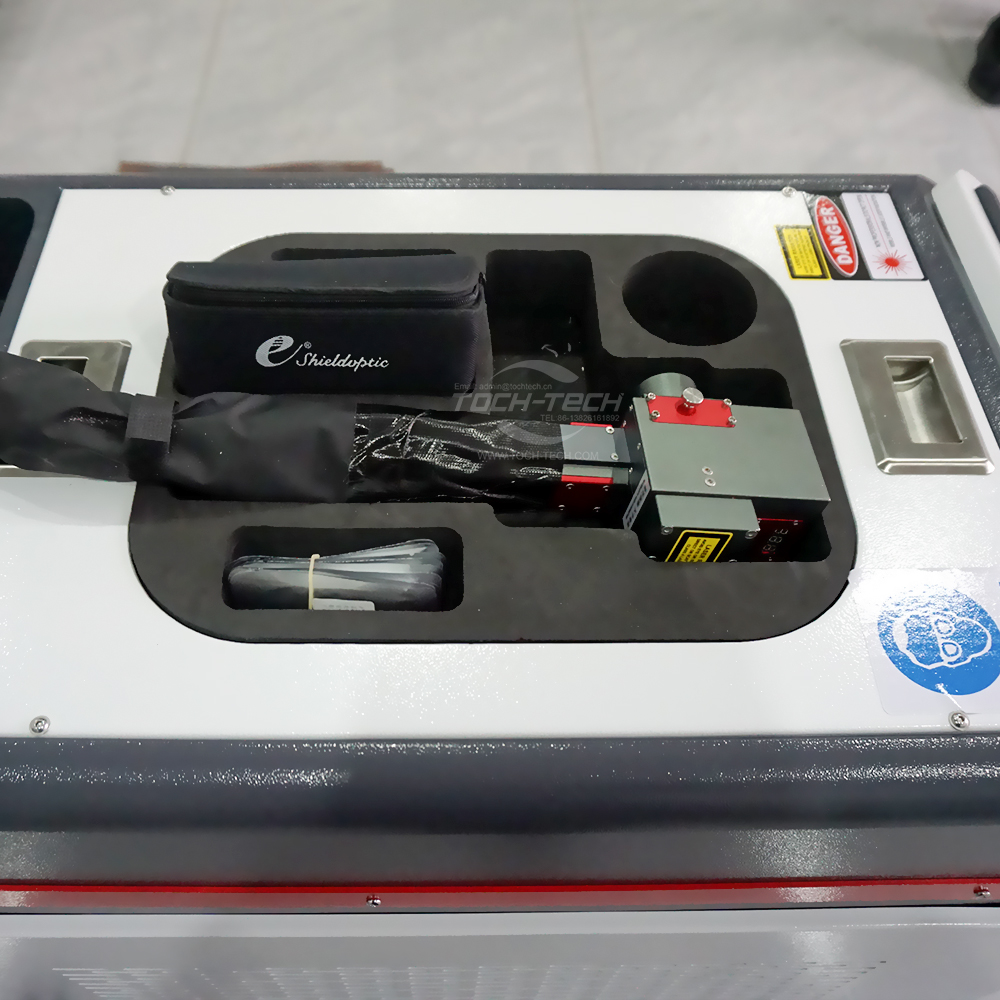 عالية الجودة الصناعية 200 واط  - مراجعة Industrial Laser Cleaning Machine وسعره