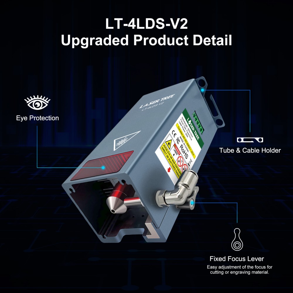 وحدة حفارة بالليزر بقوة ضوئية  - مراجعة Diode Laser Module وسعره