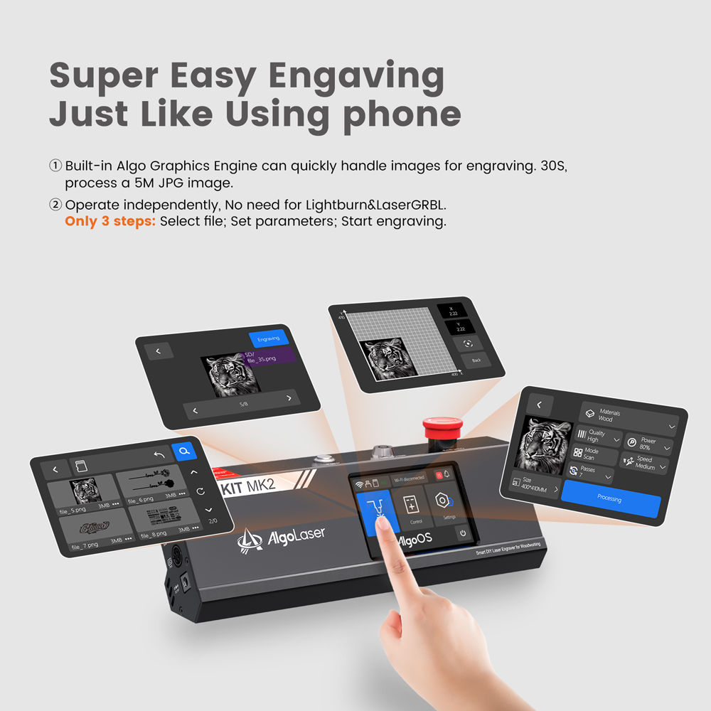 Algolaser لتقوم بها بنفسك الجد - مراجعة Industrial Laser Engraver For Metal وسعره