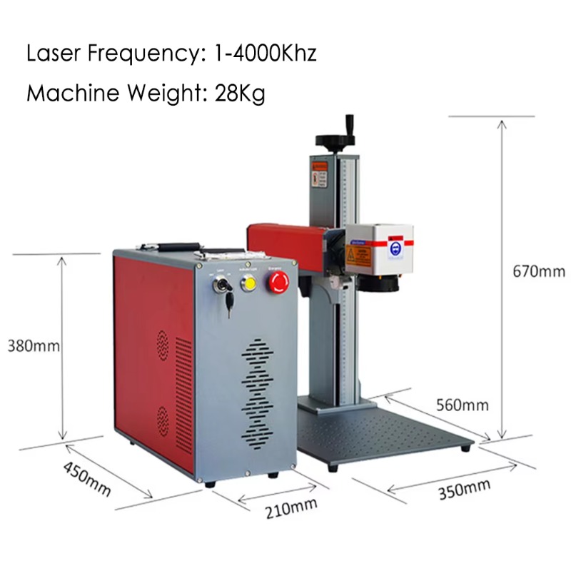 جهاز نقش بالليزر محمول عالي ال - مراجعة Industrial Laser Engraver For Metal وسعره