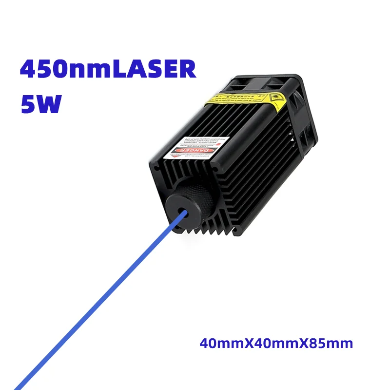 1PC5000 450nm الضوء الأزرق شعا - مراجعة Diode Laser Module وسعره