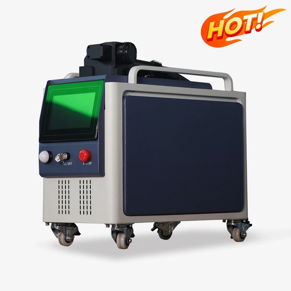 آلة تنظيف بالليزر النبضي بقوة  - مراجعة Industrial Laser Paint Remover وسعره