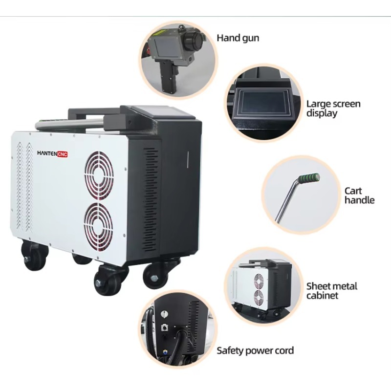جهاز تنظيف بالليزر المحمول بقو - مراجعة Industrial Laser Cleaning Machine وسعره