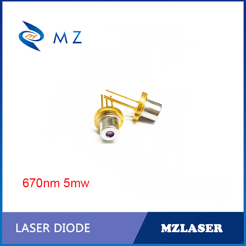 أحمر 670nm 5mw ليزر ديود TO5.6 - مراجعة Industrial Laser Packaging وسعره