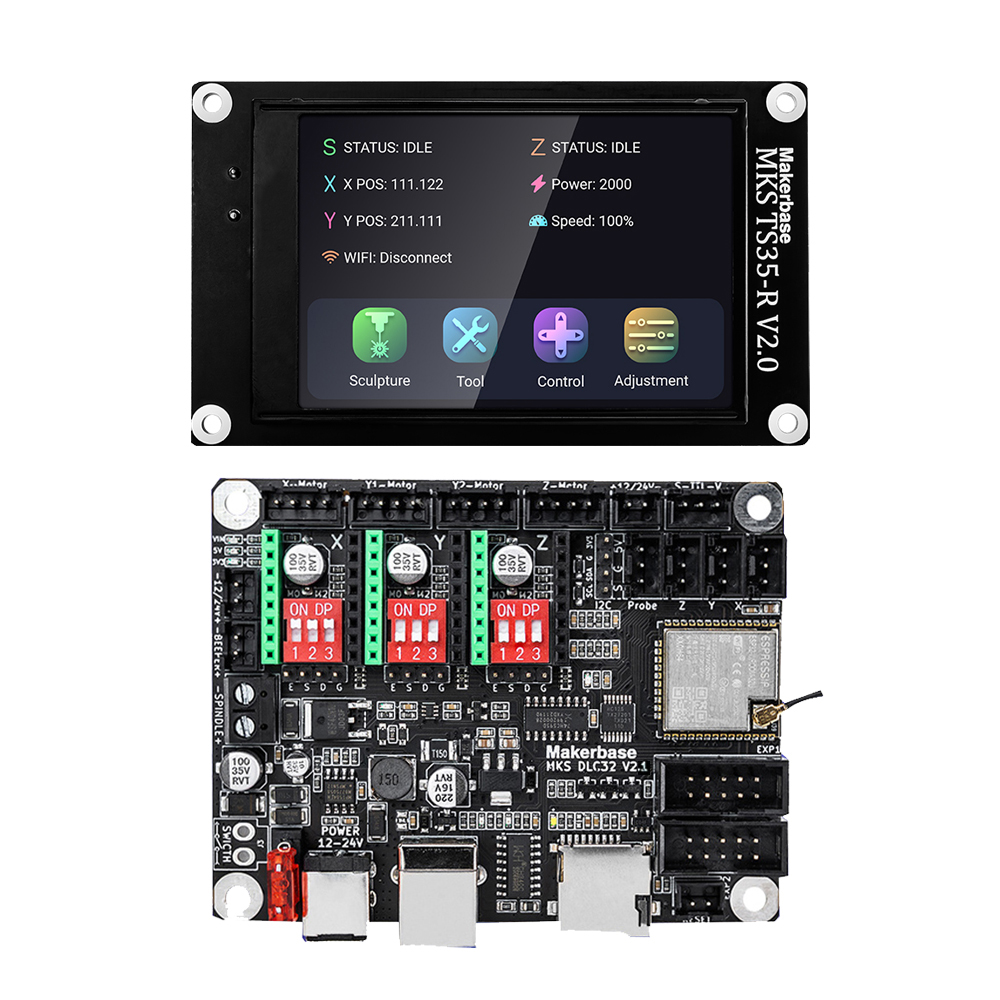 آلة الحفر بالليزر اللوحة Maker - مراجعة Laser Controller Board وسعره
