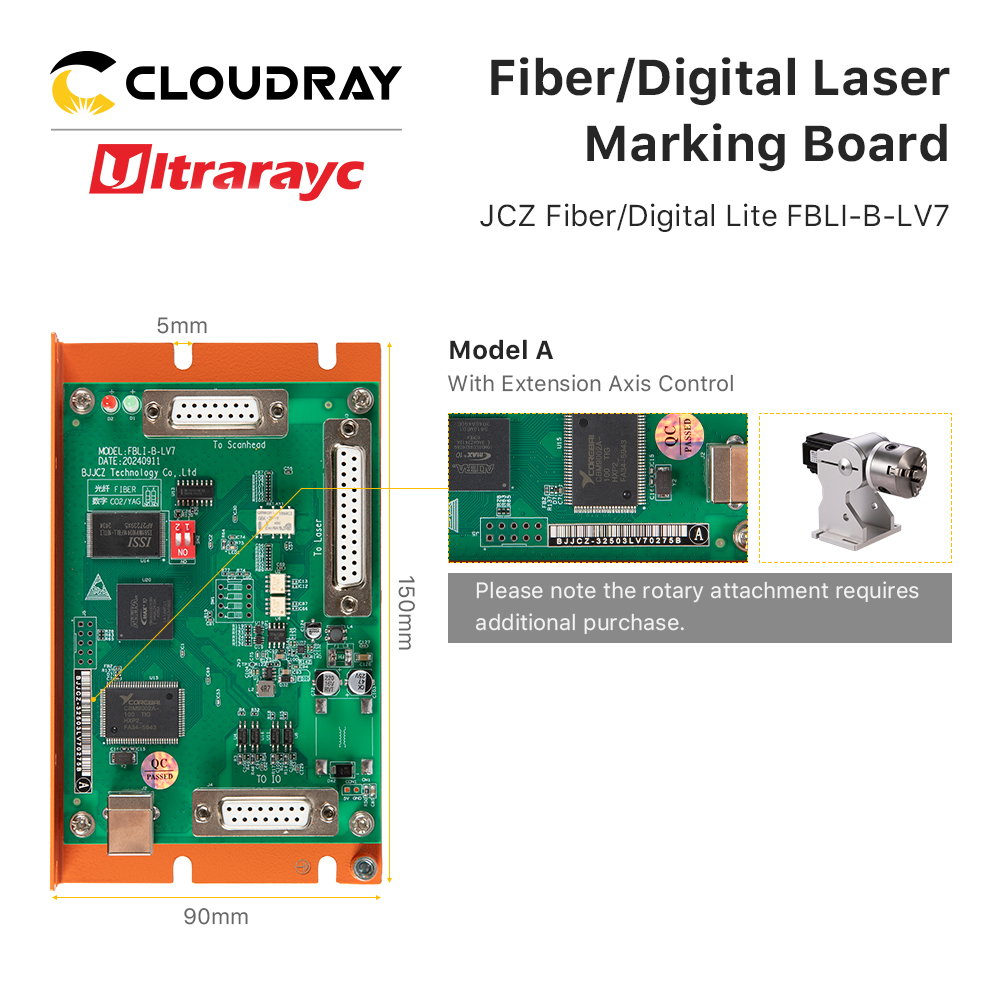 لوحة الوسم بالليزر JCZ LV7 بطا - مراجعة Marking Card Ezcad وسعره