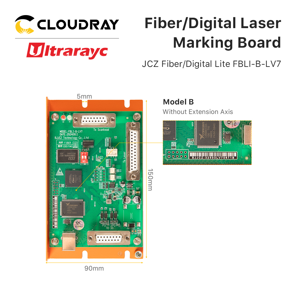 لوحة الوسم بالليزر JCZ LV7 بطا - مراجعة Marking Card Ezcad وسعره