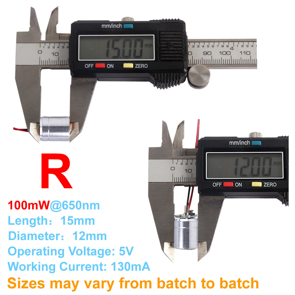 وحدة ليزر بقطر 12×15 ملم، 5 فو - مراجعة Diode Laser Module وسعره